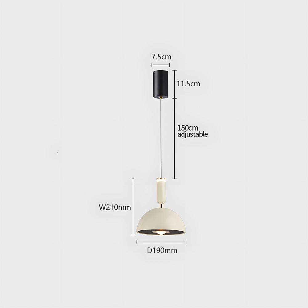Scandinavian Modern LED Pendant Light – Stained Glass Design with Minimalist Frame