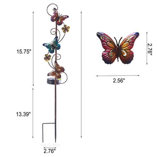 Colorful Solar Garden Lamp – LED Stake, IP44 Waterproof