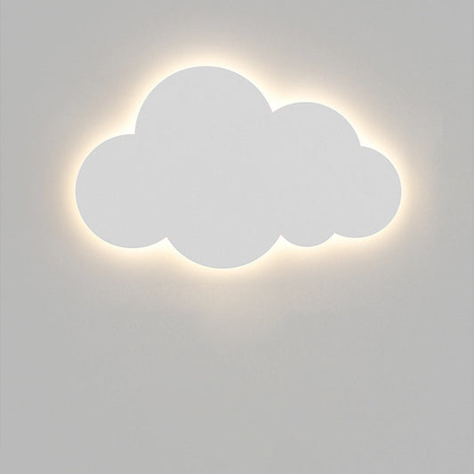 Creative Cloud Motif Wall Lamp – White/Pink/Blue – LED 12W/15W