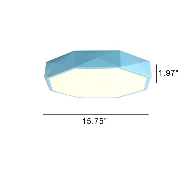 Nowoczesna lampa sufitowa LED w abstrakcyjnym skandynawskim designie