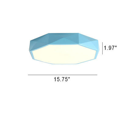 Nowoczesna lampa sufitowa LED w abstrakcyjnym skandynawskim designie