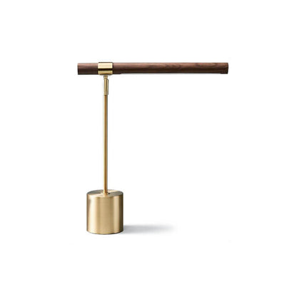 Nowoczesna minimalistyczna złota lampka stołowa – Akryl i metal – LED 6W
