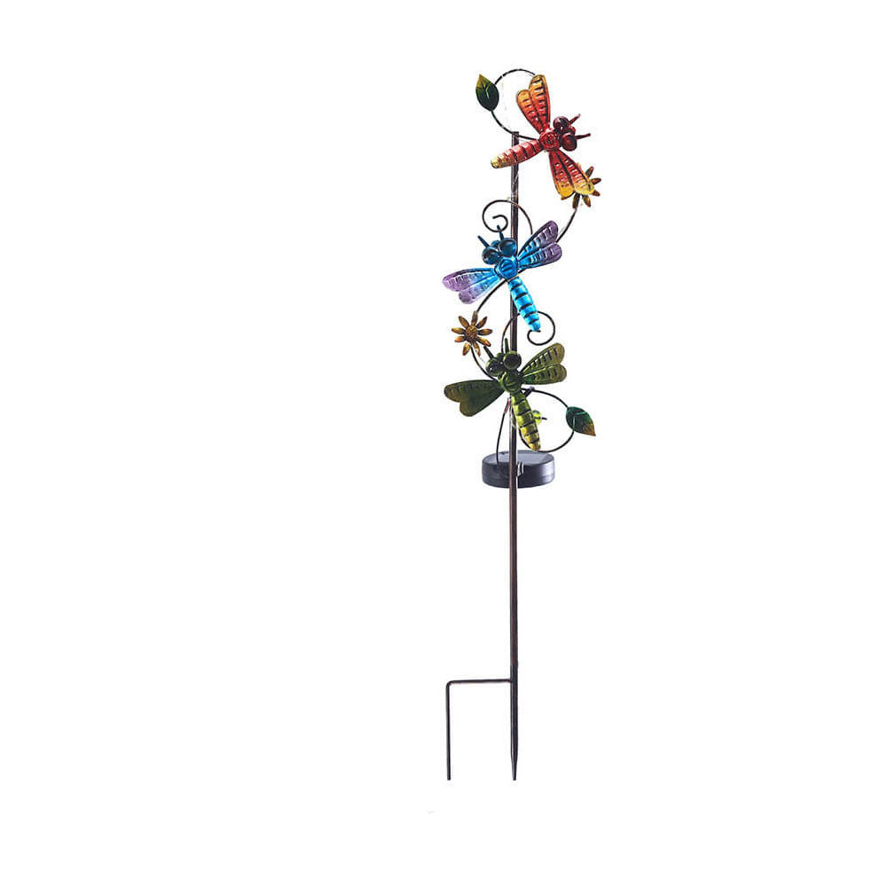 Kolorowa Solarna Lampa Ogrodowa – LED Kijek, Wodoodporna IP44