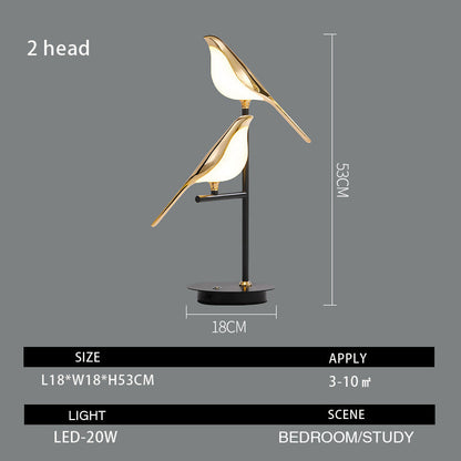 Chiraya – Bird-Shaped Sculptural Lamp with LED and Unique Design