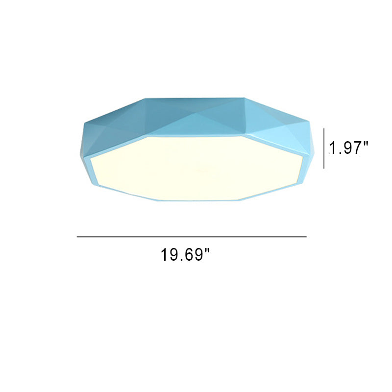 Lampa sufitowa LED w nowoczesnym, abstrakcyjnym stylu skandynawskim