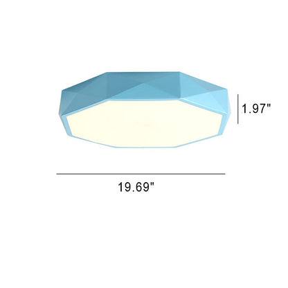 Lampa sufitowa LED w nowoczesnym, abstrakcyjnym stylu skandynawskim
