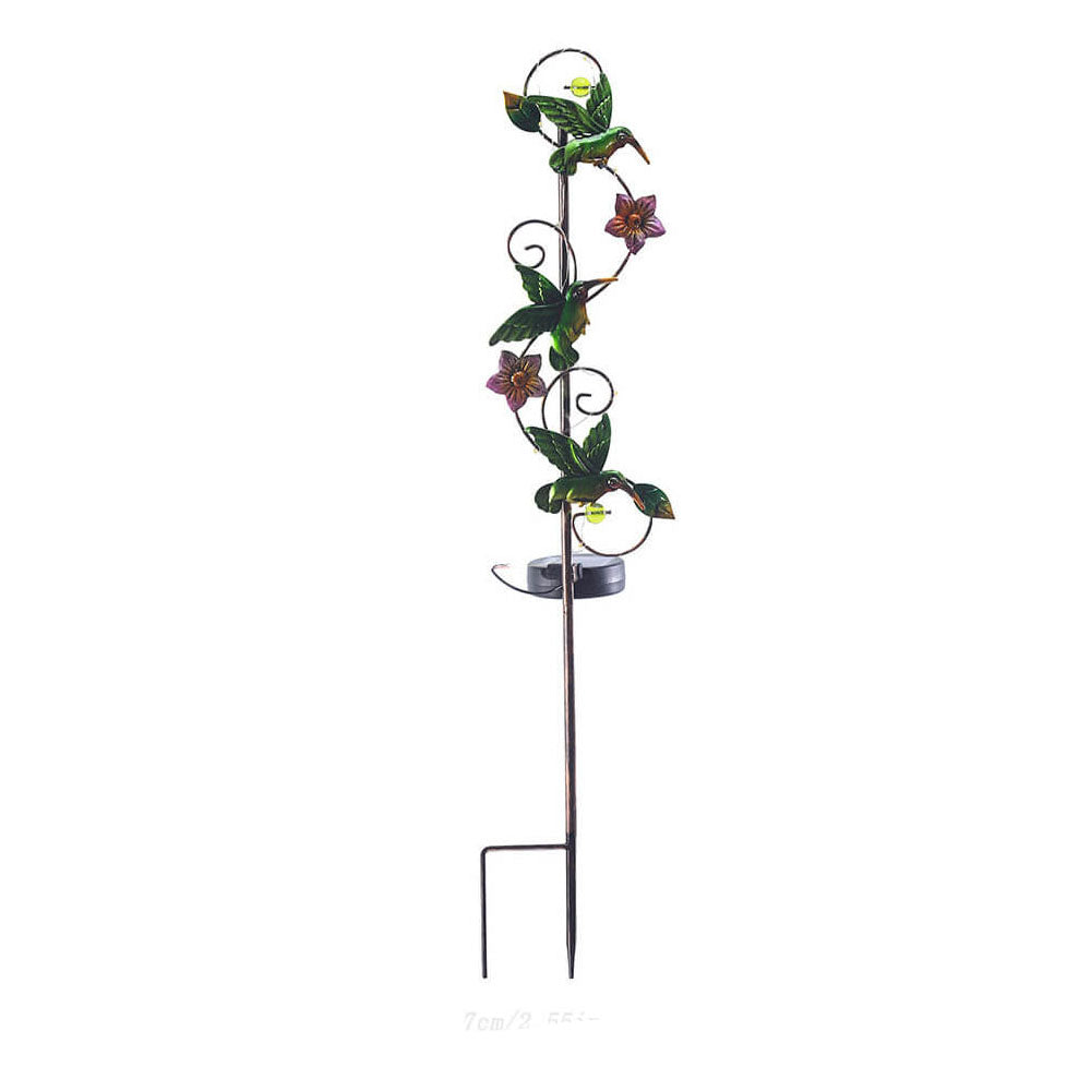 Kolorowa Solarna Lampa Ogrodowa – LED Kijek, Wodoodporna IP44