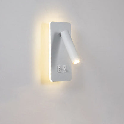 Elegancka Żelazna Lampa Ścienna z LED