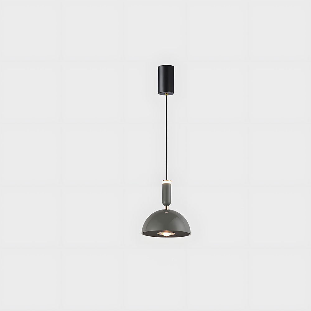 Scandinavian Modern LED Pendant Light – Stained Glass Design with Minimalist Frame