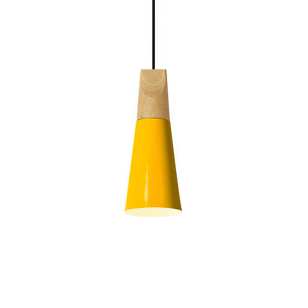 Ovia – Skandynawska Lampa Wisząca z Drewna i Aluminium, minimalistyczny design