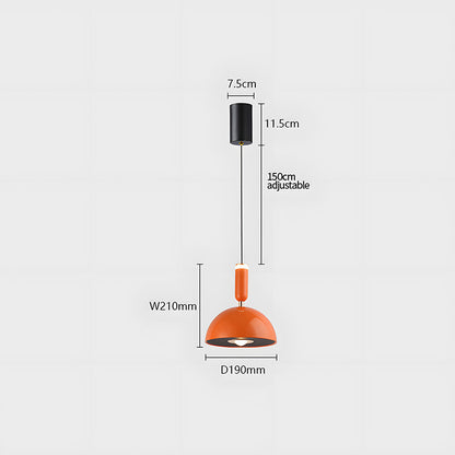Scandinavian Modern LED Pendant Light – Stained Glass Design with Minimalist Frame