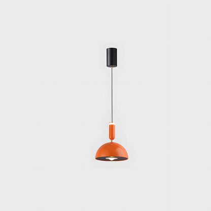 Scandinavian Modern LED Pendant Light – Stained Glass Design with Minimalist Frame