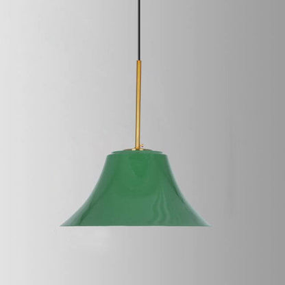 Industrialna elegancka zielona lampa wisząca w różnych rozmiarach