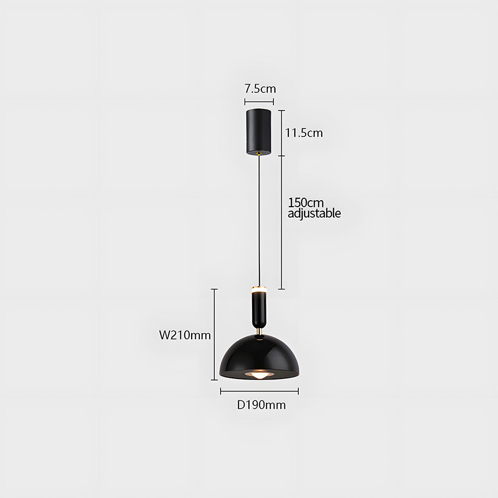 Scandinavian Modern LED Pendant Light – Stained Glass Design with Minimalist Frame
