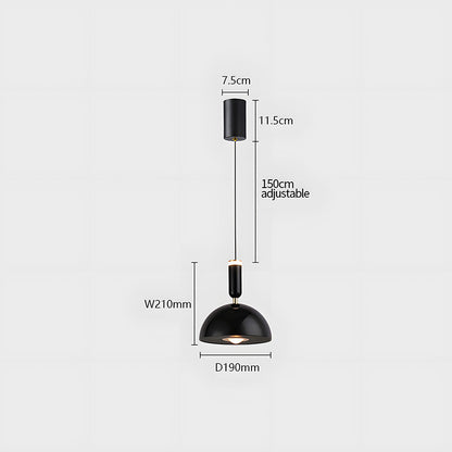 Scandinavian Modern LED Pendant Light – Stained Glass Design with Minimalist Frame