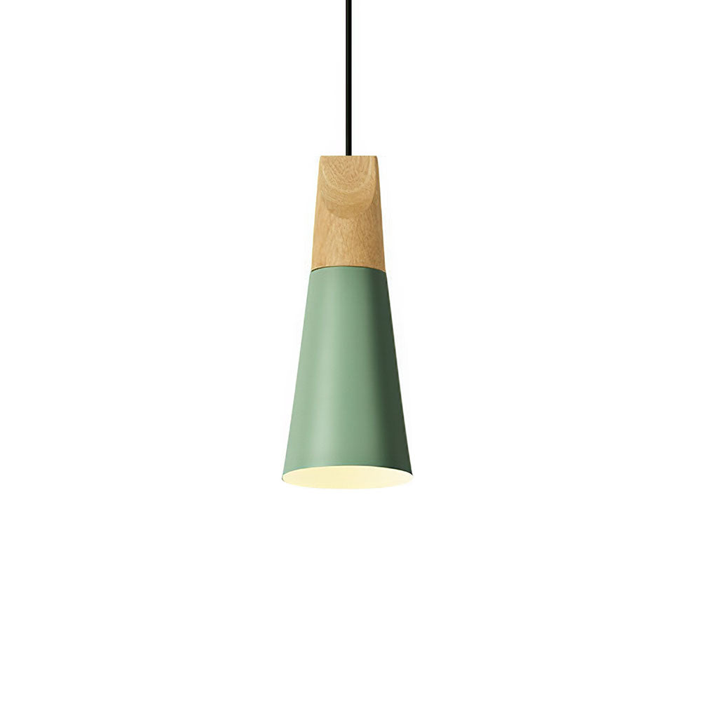 Ovia – Skandynawska Lampa Wisząca z Drewna i Aluminium, minimalistyczny design