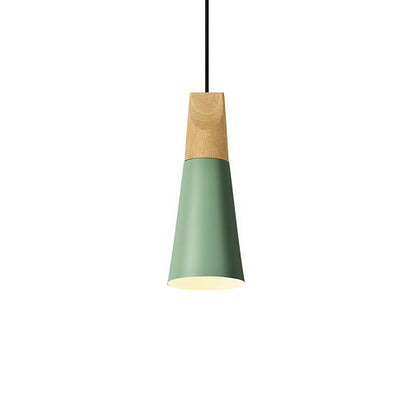 Ovia – Skandynawska Lampa Wisząca z Drewna i Aluminium, minimalistyczny design