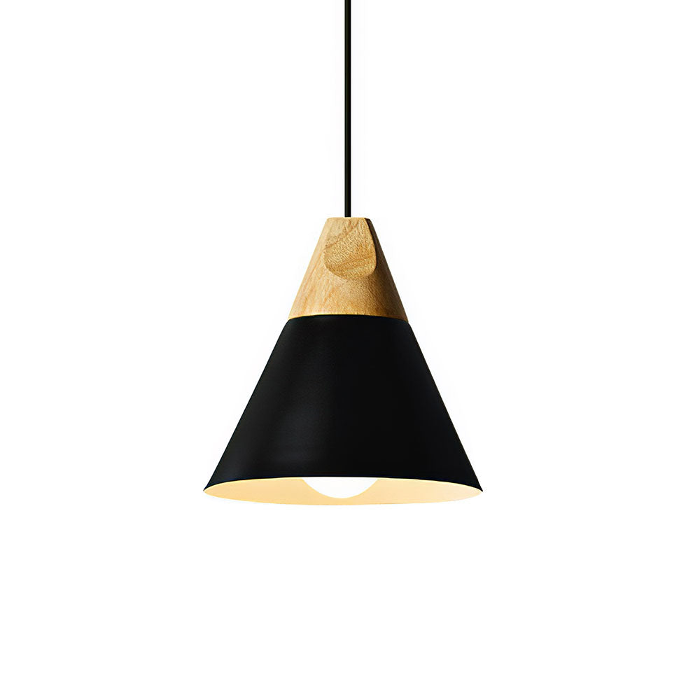 Ovia – Skandynawska Lampa Wisząca z Drewna i Aluminium, minimalistyczny design