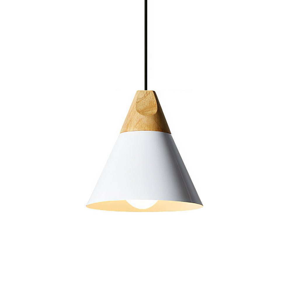Ovia – Skandynawska Lampa Wisząca z Drewna i Aluminium, minimalistyczny design