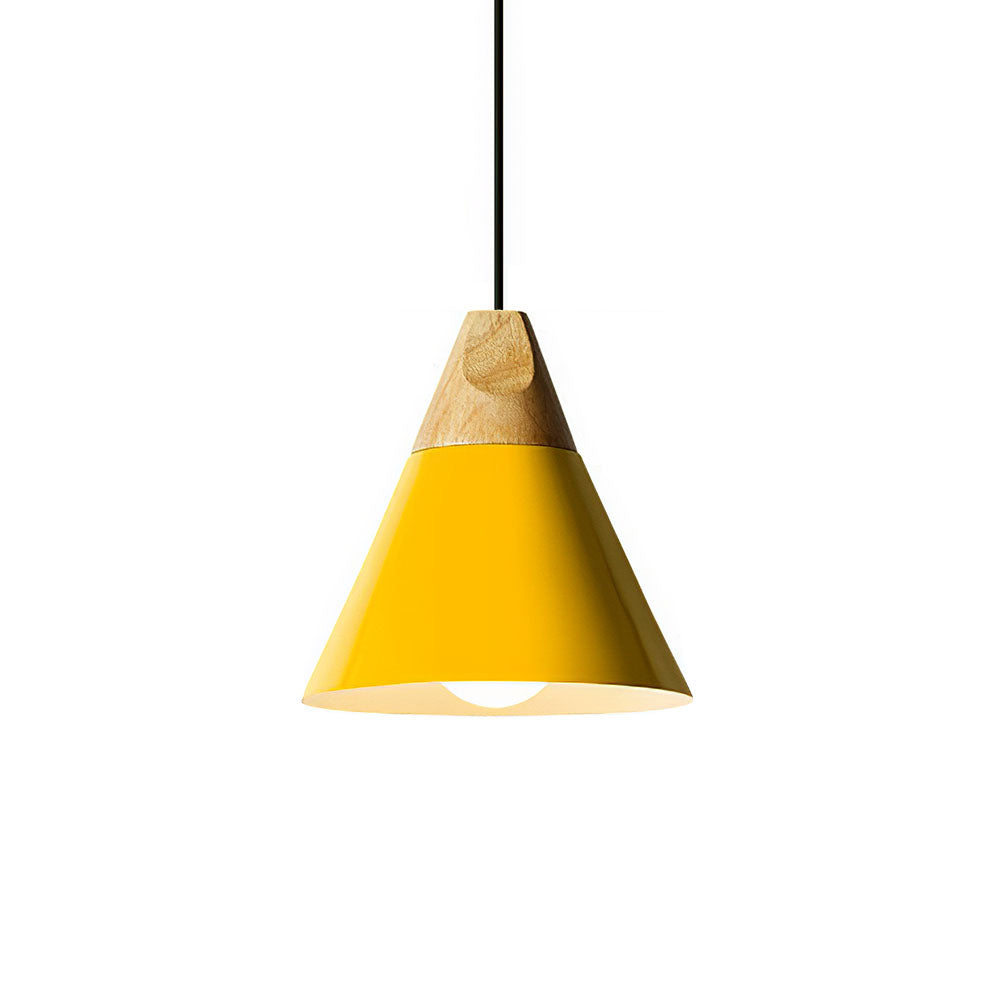 Ovia – Skandynawska Lampa Wisząca z Drewna i Aluminium, minimalistyczny design