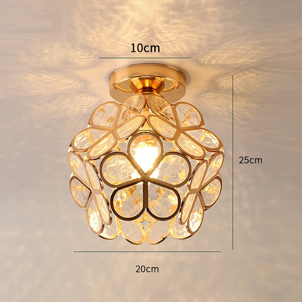 Flora – Efektowna lampa sufitowa w kształcie kwiatu z eleganckim wzorem