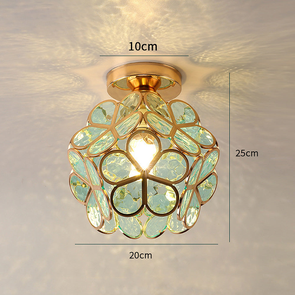 Flora – Efektowna lampa sufitowa w kształcie kwiatu z eleganckim wzorem