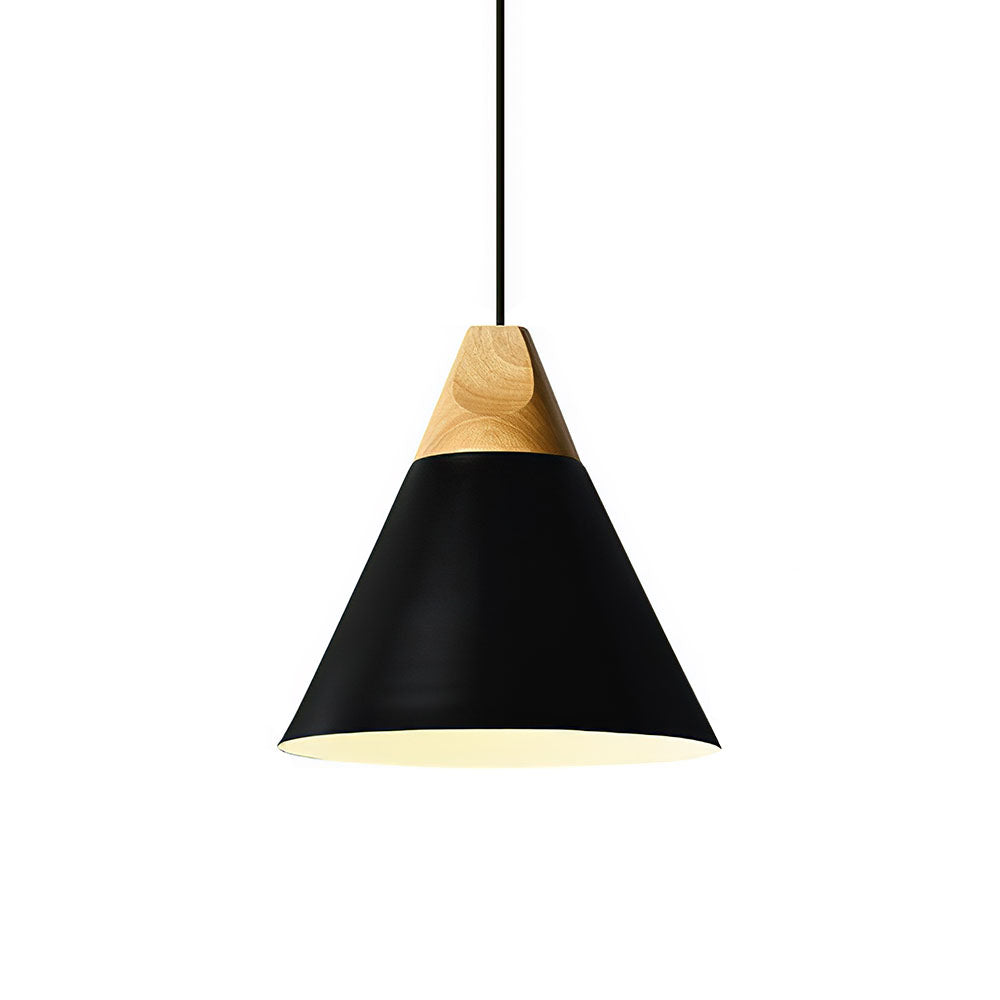 Ovia – Skandynawska Lampa Wisząca z Drewna i Aluminium, minimalistyczny design
