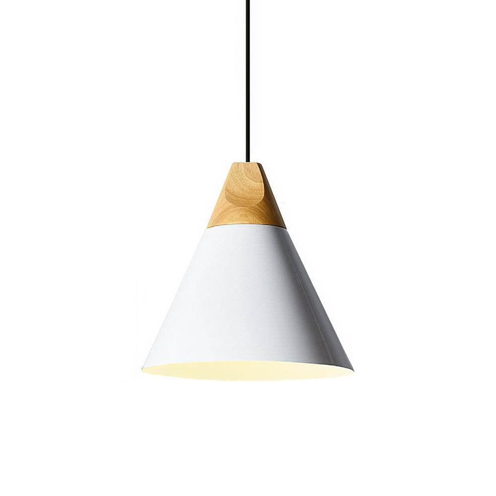 Ovia – Skandynawska Lampa Wisząca z Drewna i Aluminium, minimalistyczny design