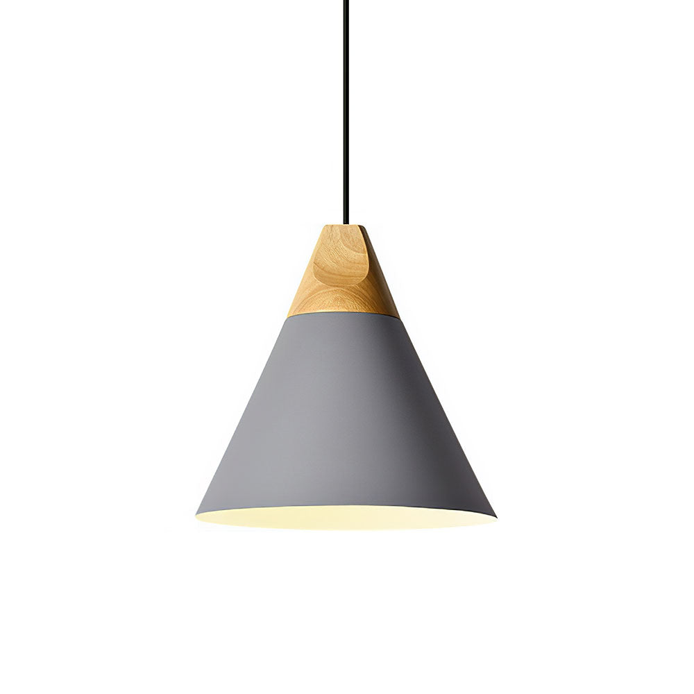 Ovia – Skandynawska Lampa Wisząca z Drewna i Aluminium, minimalistyczny design