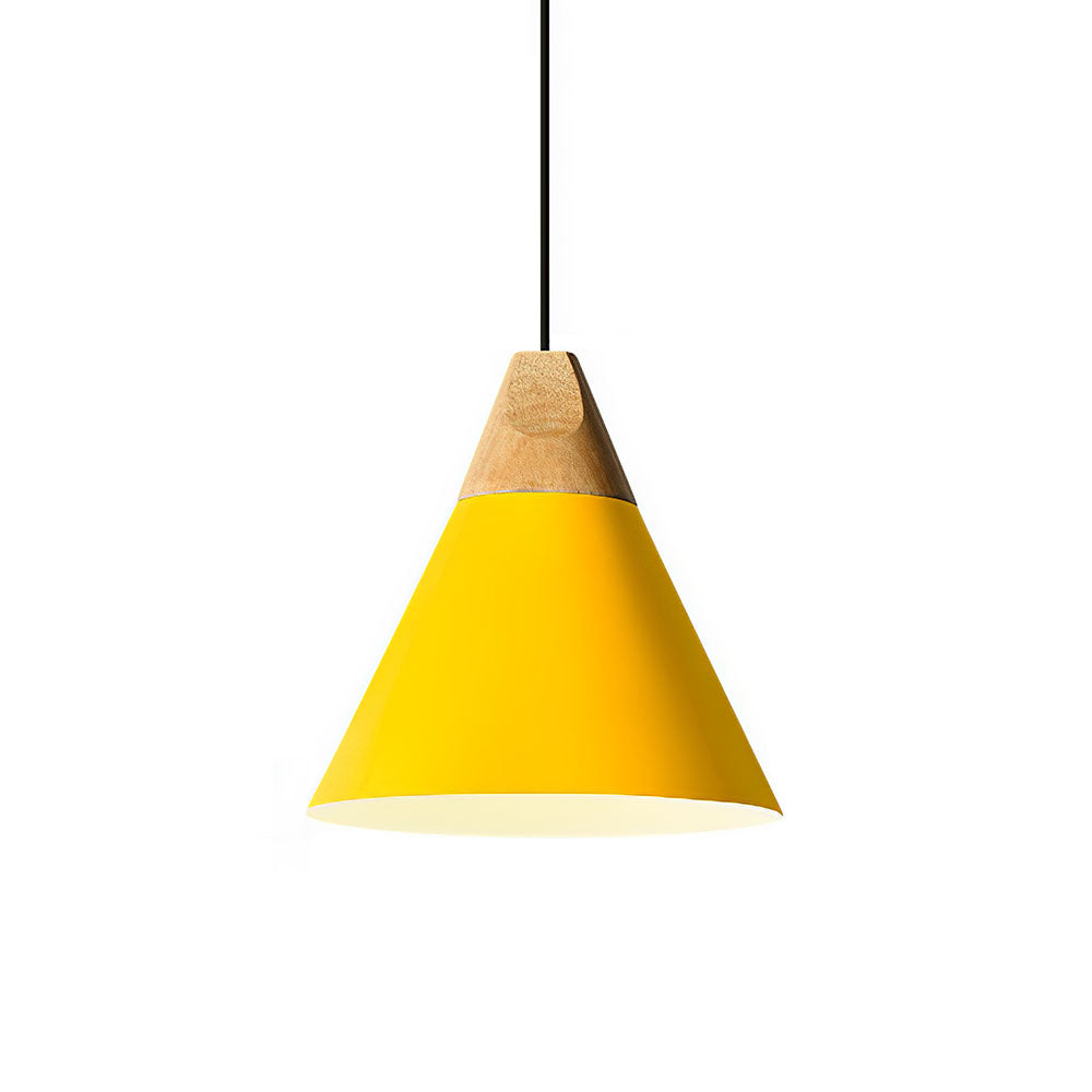 Ovia – Skandynawska Lampa Wisząca z Drewna i Aluminium, minimalistyczny design