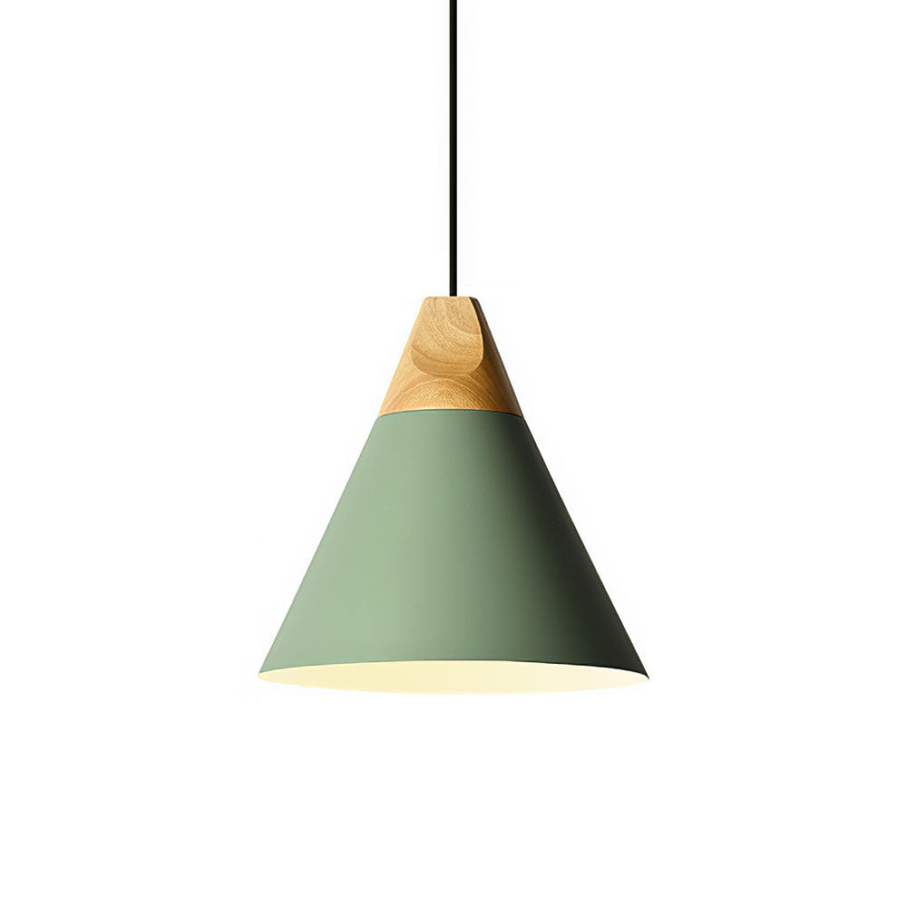 Ovia – Skandynawska Lampa Wisząca z Drewna i Aluminium, minimalistyczny design