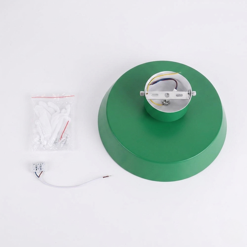 Skandynawska LED Lampa Sufitowa z Abażurem z Akrylu