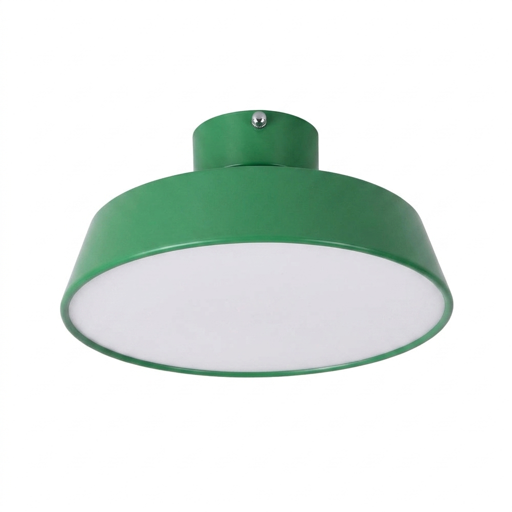 Skandynawska LED Lampa Sufitowa z Abażurem z Akrylu