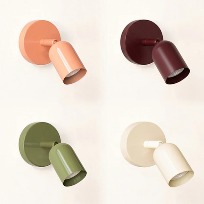 Scandinavian Wall Lamp in Subtle Macaron Color Shades