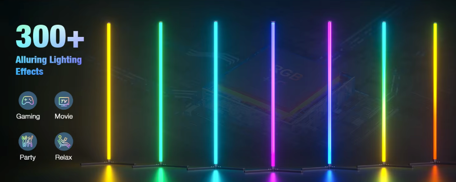 Dream – Inteligentna Lampa Podłogowa RGB z Synchronizacją Muzyki i Sterowaniem przez Aplikację