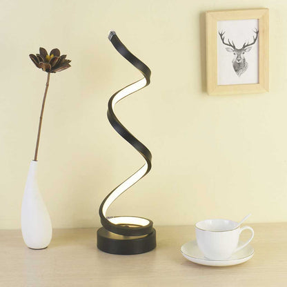 Industrial LED Spiral Lamp with Dimmable Function and Modern Design