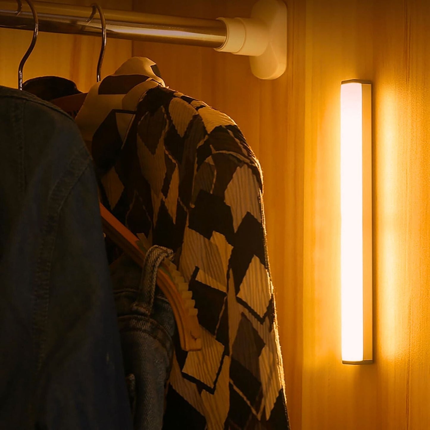 Elegant Motion Sensor Light Bar with Magnetic Mount