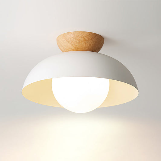 Nowoczesna minimalistyczna lampa sufitowa półwpuszczana
