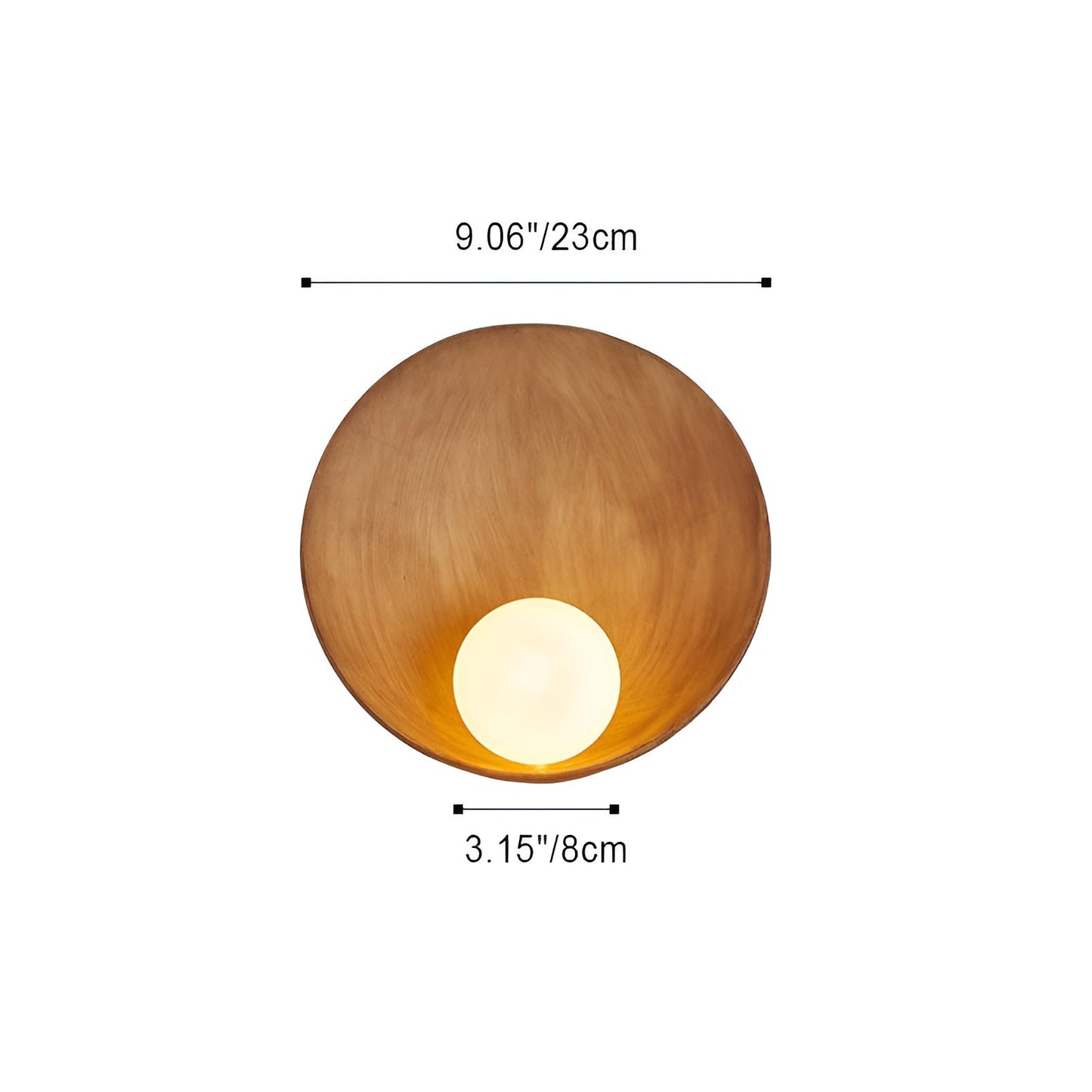 Lampa ścienna Japandi z mlecznym szkłem i drewnem – elegancka i tworząca ciepłą atmosferę