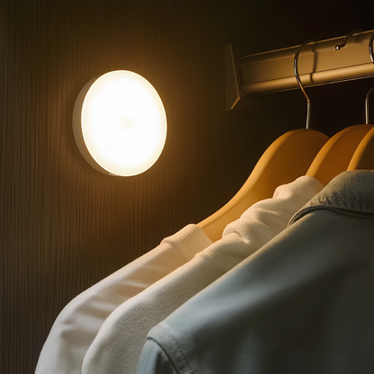 Minimalistyczna lampa ścienna Japandi z montażem na magnes