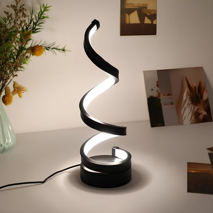 Industrial LED Spiral Lamp with Dimmable Function and Modern Design