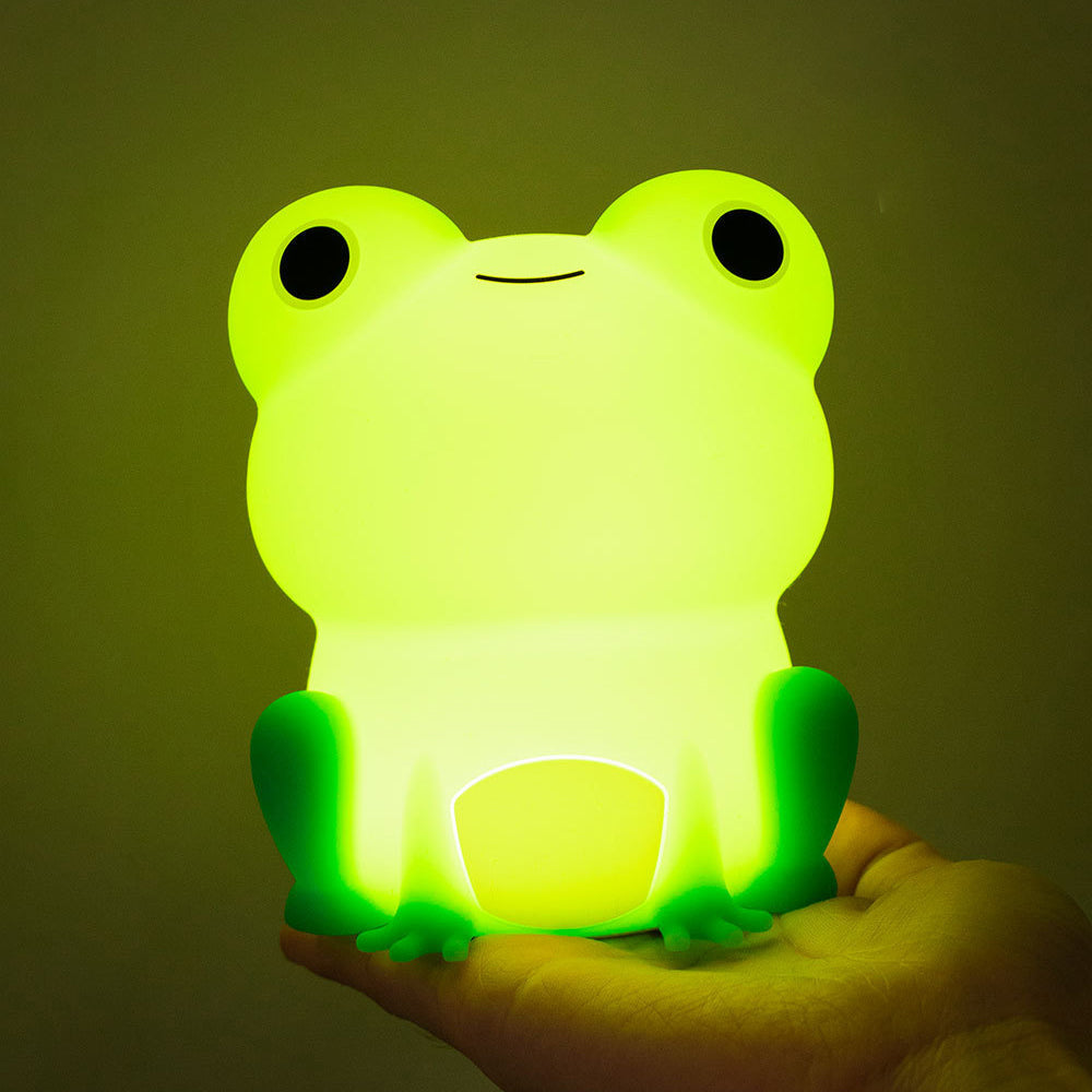 Frogy – frog night light with LED and tap control