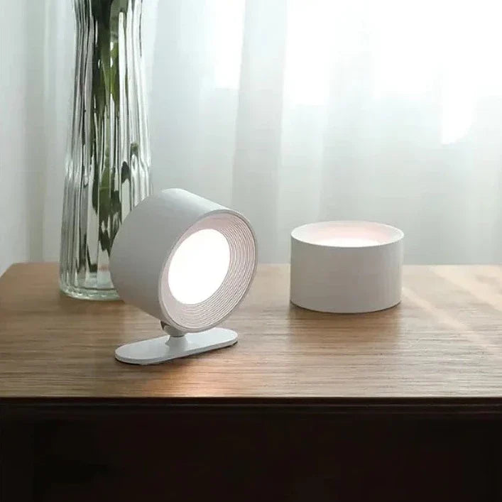 Wielofunkcyjna Lampa Ścienna Bezprzewodowa – Ładowalna, Ściemnialna i z Obrotem 360°
