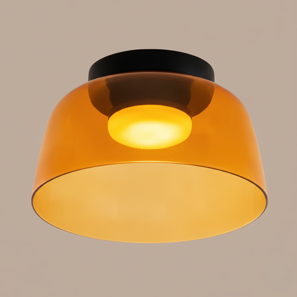 Nowoczesna, designerska lampa sufitowa ze szkła – stylowy akcent do każdego wnętrza