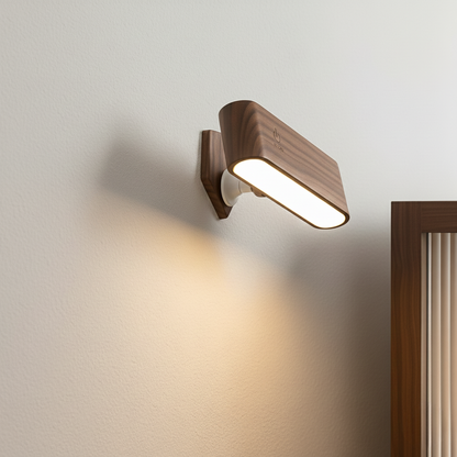 Elegancka obrotowa lampa ścienna z magnetycznym mocowaniem