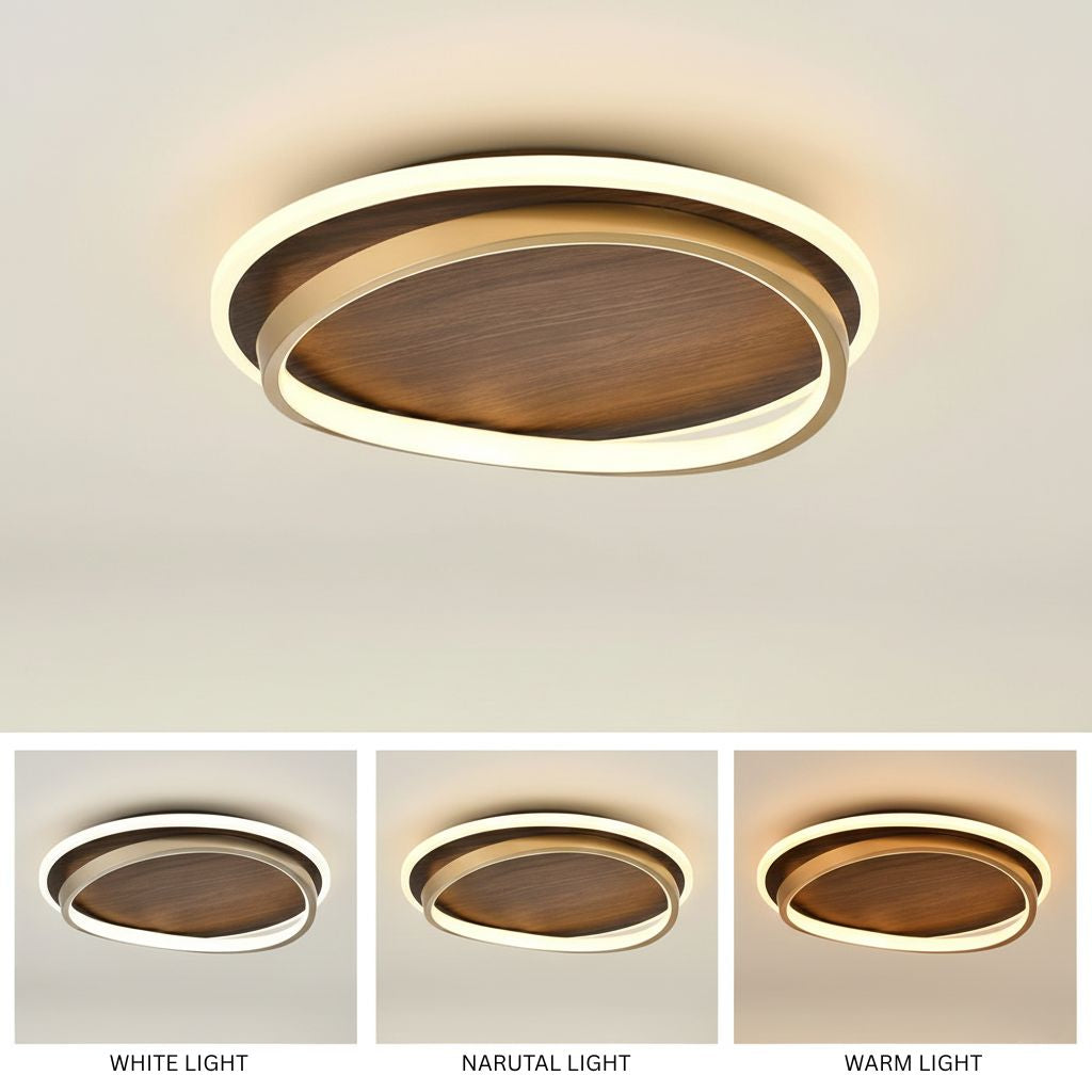 Nowoczesna lampa sufitowa LED w stylu skandynawskim – minimalistyczny design i jasne, energooszczędne światło