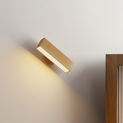 Elegancka obrotowa lampa ścienna z magnetycznym mocowaniem