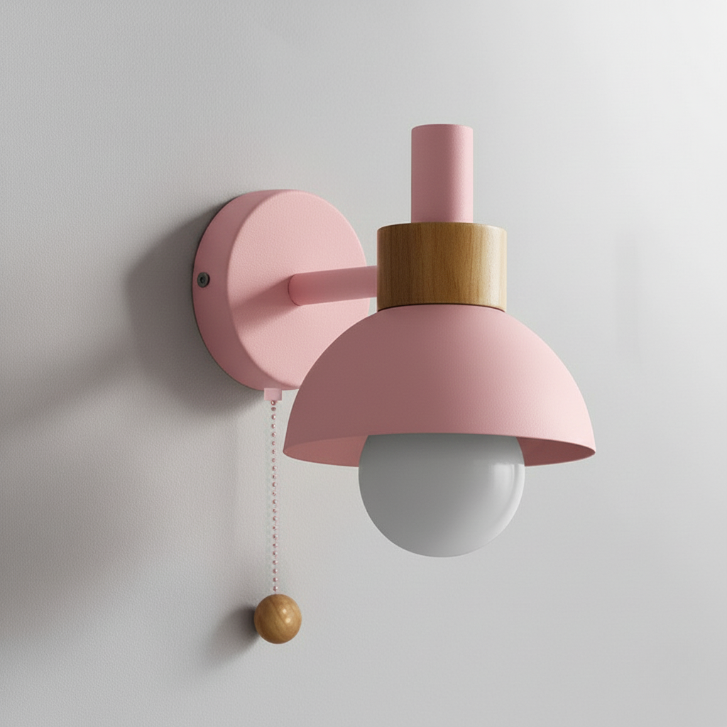 Modern Colorful Scandinavian Style Wall Lamp