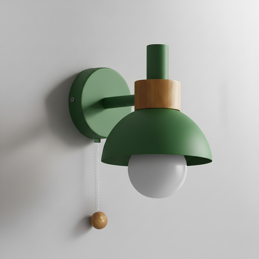 Modern Colorful Scandinavian Style Wall Lamp