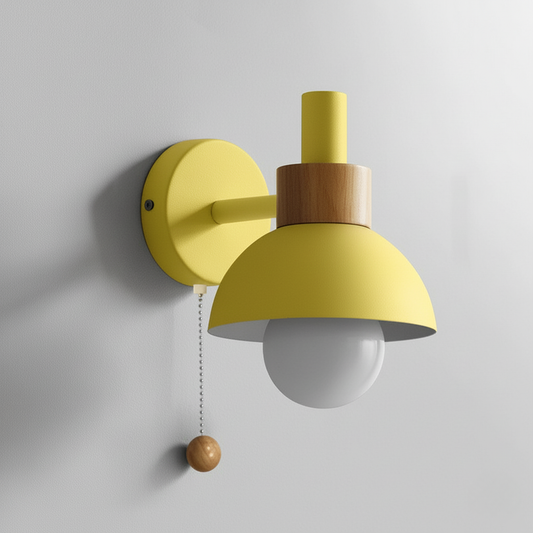 Nowoczesna Kolorowa Lampa Ścienna w Skandynawskim Stylu